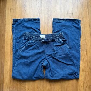 Hatch the Drapey Denim Wide Leg Pant